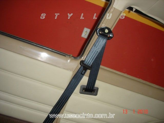 Adaptação cinto retrátil Chevette 