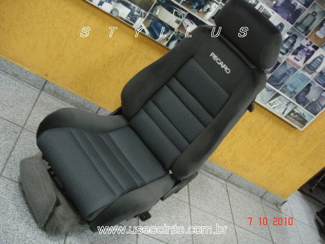 Recaro em tecido navalhado